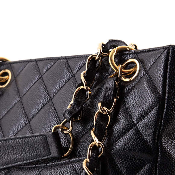 Chanel Petite Shopping Tote Quilted #240068C27B - Picture 7 of 8